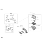 Diagram for 2020 Hyundai Veloster Air Filter Box - 28110-J3800