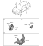 Diagram for 2019 Hyundai Veloster Car Speakers - 96340-J3000