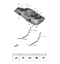 Diagram for 2021 Hyundai Veloster N Fuel Tank Strap - 31210-J3000