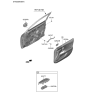 Diagram for 2019 Hyundai Veloster Door Handle - 82620-J3000-TSK