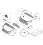 Diagram for Hyundai Veloster Tailgate Lift Support - 81771-J3000