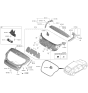 Diagram for 2020 Hyundai Veloster Tailgate Lift Support - 81771-J3000