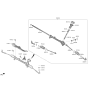 Diagram for Hyundai Veloster Rack And Pinion - 56500-J3000
