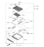 Diagram for 2019 Hyundai Veloster Weather Strip - 81614-J3000