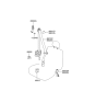 Diagram for 2003 Hyundai Elantra Seat Belt - 88880-2D500-ZE