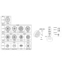Diagram for 2001 Hyundai Elantra Wheel Cover - 52960-2D300