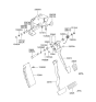 Diagram for 2006 Hyundai Tiburon Brake Pedal - 32810-2D100