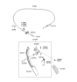 Diagram for 2006 Hyundai Tiburon Accelerator Cable - 32790-2D200