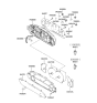 Diagram for Hyundai Elantra Instrument Panel Light Bulb - 94369-2D150