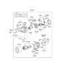 Diagram for Hyundai Elantra Starter Motor - 36100-23100-RM