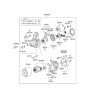 Diagram for 2003 Hyundai Elantra Starter Motor - 36100-23100-RM