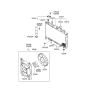 Diagram for 2003 Hyundai Tiburon Radiator fan - 25231-2D000