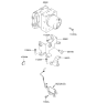 Diagram for Hyundai Elantra ABS Control Module - 58920-2D811