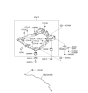 Diagram for Hyundai Elantra Crossmember Bushing - 62485-2D500