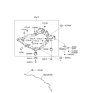 Diagram for 2001 Hyundai Elantra Crossmember Bushing - 62485-2D500