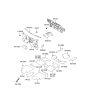 Diagram for Hyundai Elantra Dash Panels - 84120-2D000