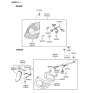 Diagram for 2002 Hyundai Elantra Tail Light - 92402-2D000