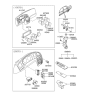 Diagram for Hyundai Elantra Hazard Warning Switch - 93790-2D100-AX