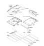 Diagram for 2005 Hyundai Elantra Sun Visor - 85201-2D400-ZR