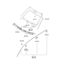 Diagram for Hyundai Elantra Windshield - 86110-2D010