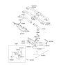 Diagram for 2005 Hyundai Elantra Glove Box - 84510-2D500-OH