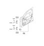 Diagram for 2003 Hyundai Elantra Door Hinge - 79330-38000