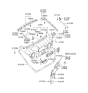 Diagram for Hyundai Elantra Tailgate Handle - 81260-2D200