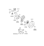 Diagram for 2000 Hyundai Elantra Wheel Bearing - 51720-2D100