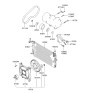 Diagram for 2003 Hyundai Elantra Fan Motor - 97786-2D000