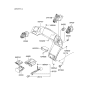 Diagram for 2005 Hyundai Elantra Cigarette Lighter - 95120-2D100