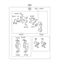 Diagram for 2004 Hyundai Elantra Brake Caliper - 58130-2D300