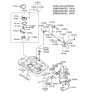 Diagram for 2000 Hyundai Elantra Crankcase Breather Hose - 31038-2D500