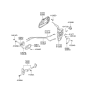 Diagram for Hyundai Door Latch Cable - 81371-2D010