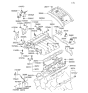 Diagram for Hyundai Santa Fe Engine Cover - 29240-37300