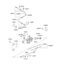 Diagram for 2006 Hyundai Santa Fe Wiper Motor - 98700-26000