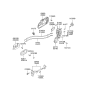 Diagram for 2003 Hyundai Santa Fe Door Latch Cable - 81472-26000