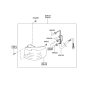 Diagram for 2005 Hyundai Santa Fe Light Socket - 92419-26010