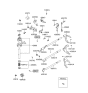 Diagram for 2002 Hyundai Santa Fe Back Up Light Switch - 93860-3A001