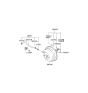 Diagram for Hyundai Santa Fe Brake Booster Vacuum Hose - 58671-26020