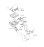 Diagram for 2003 Hyundai Santa Fe Air Filter - 28113-26000