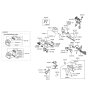 Diagram for Hyundai Santa Fe Hazard Warning Switch - 93790-26500