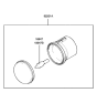 Diagram for Hyundai Santa Fe Fog Light - 92201-26000