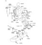 Diagram for 2001 Hyundai Santa Fe Seat Cushion - 89250-26000