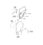 Diagram for 2004 Hyundai Santa Fe Door Seal - 83110-26000-TI