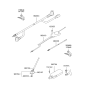 Diagram for 2005 Hyundai Tucson Antenna - 96250-2E510