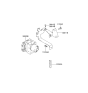 Diagram for 2004 Hyundai Santa Fe ABS Control Module - 58900-26070