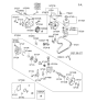 Diagram for Hyundai Excel Power Steering Pressure Switch - 57135-33510
