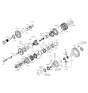 Diagram for Hyundai Santa Fe Differential - 45822-39540