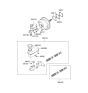 Diagram for 2002 Hyundai Santa Fe Brake Proportioning Valve - 58775-38610