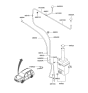 Diagram for 2005 Hyundai Santa Fe Windshield Washer Nozzle - 98630-26000